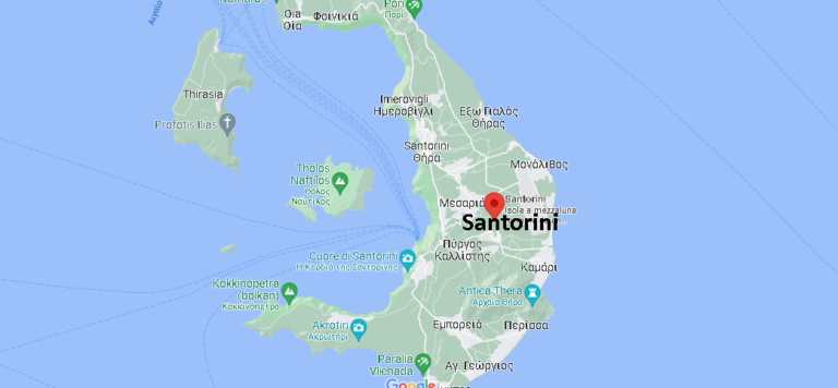 Dove Si Trova Santorini Grecia Mappa Santorini Dove Si Trova