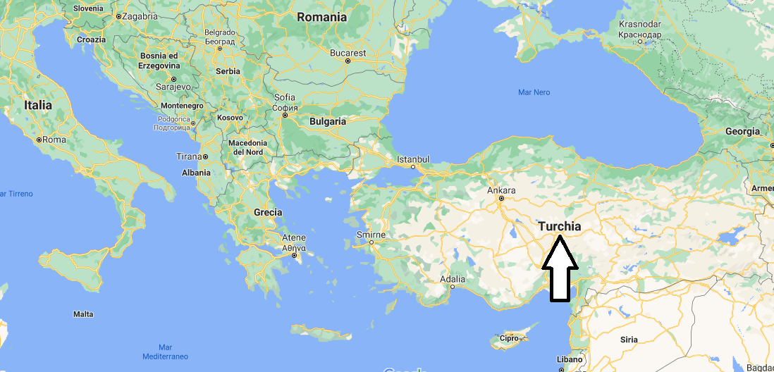 Dove si trova Turchia