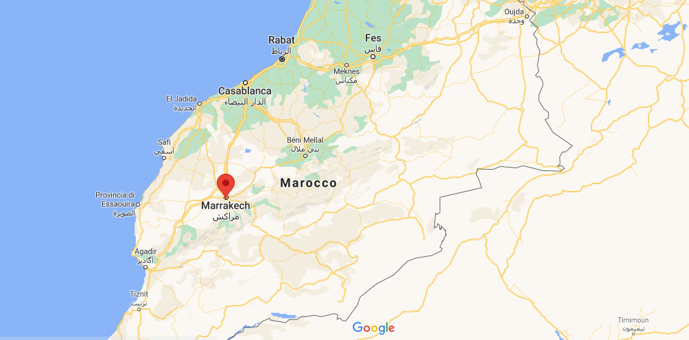 Dove si trova il Marocco mappa
