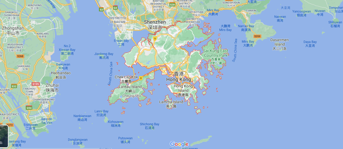 Dove si trova il porto di Hong Kong