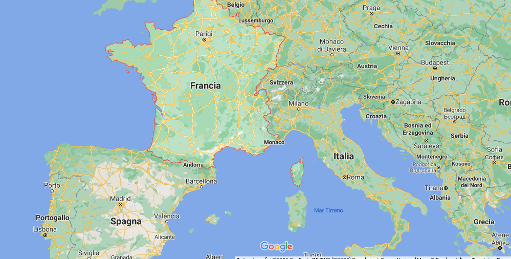 Dove è situata la Francia