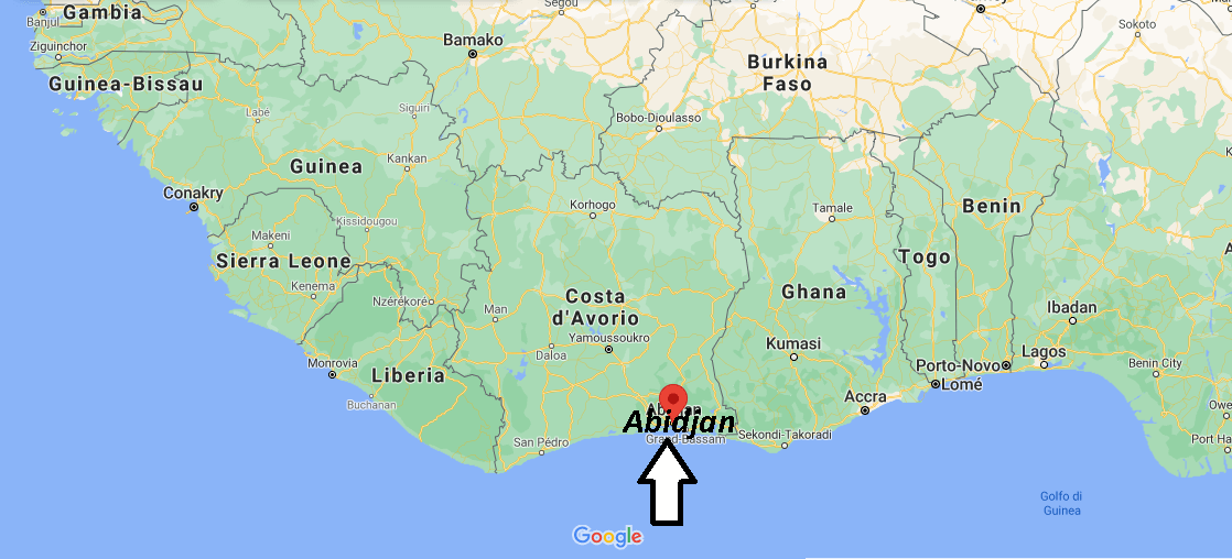 Dove si trova Abidjan