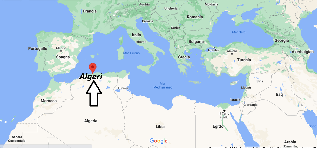 Dove si trova Algeri