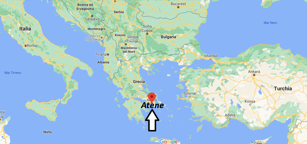 Dove si trova Atene