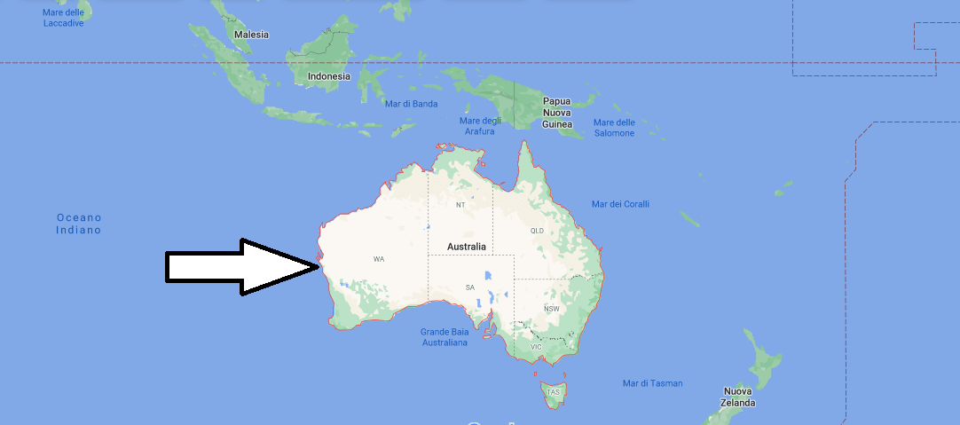 Dove si trova Australia continente