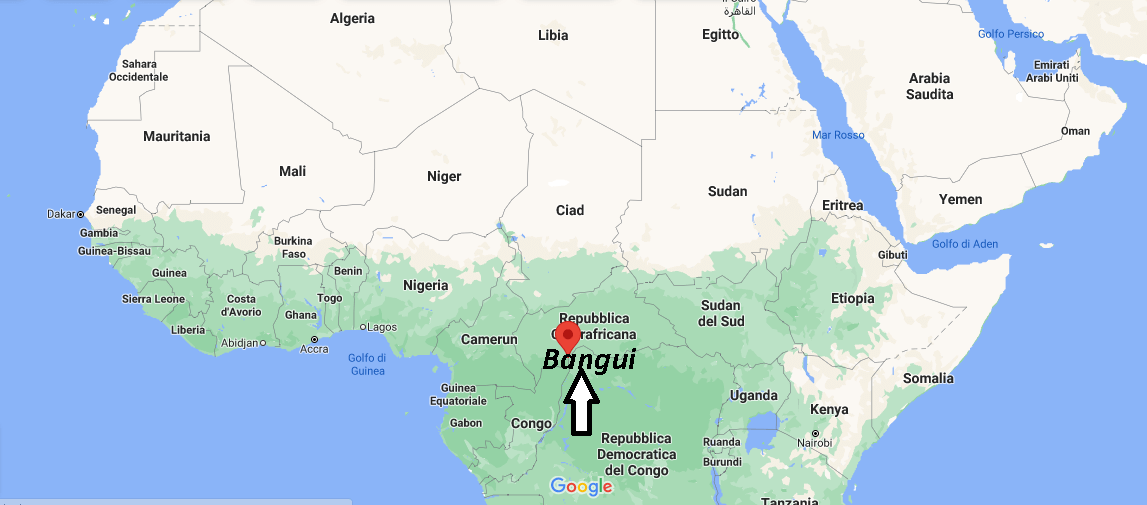 Dove si trova Bangui