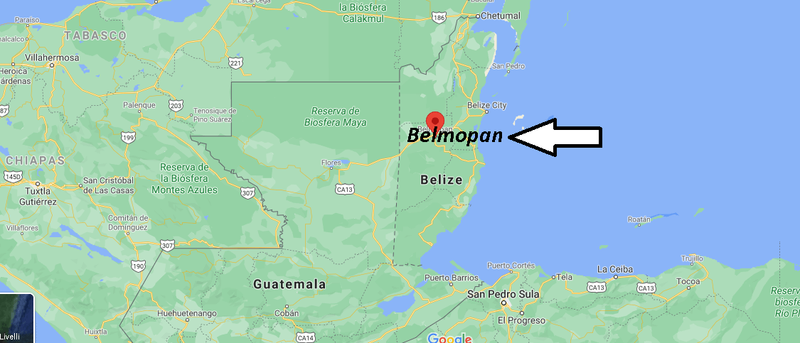 Dove si trova Belmopan