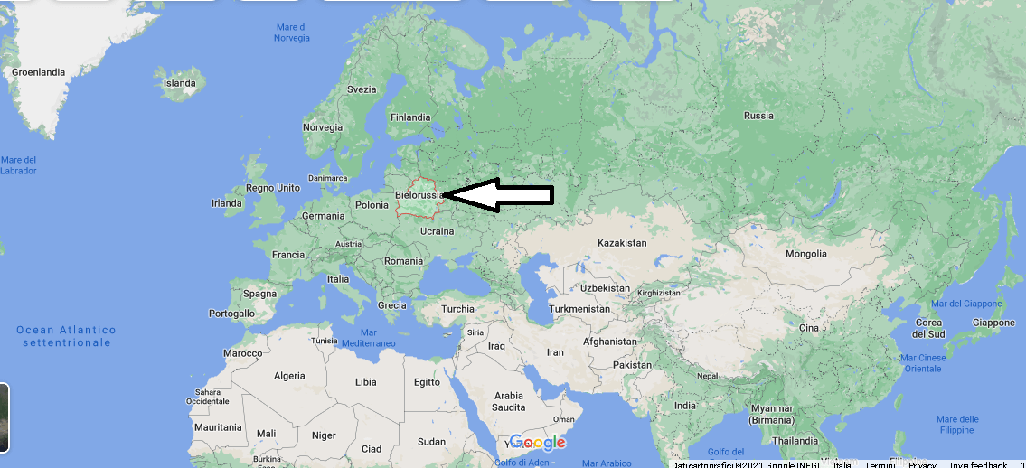 Dove si trova Bielorussia