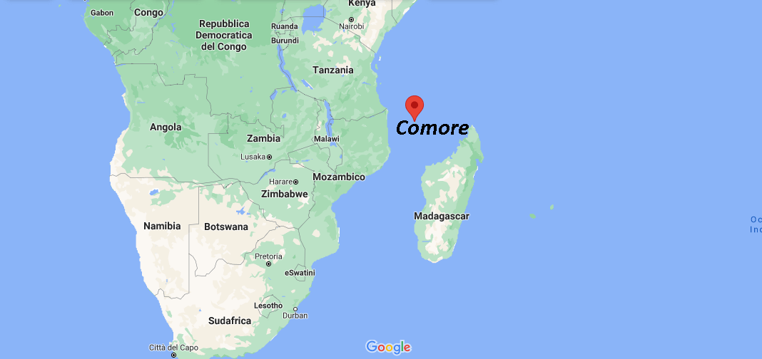 Dove si trova Comore