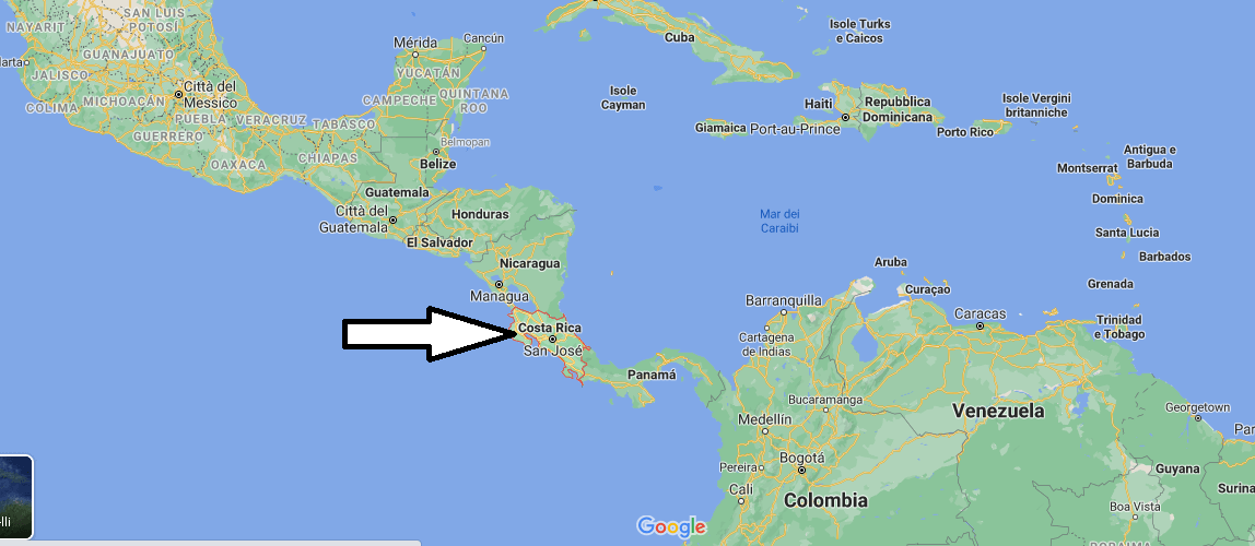 Dove si trova Costa Rica