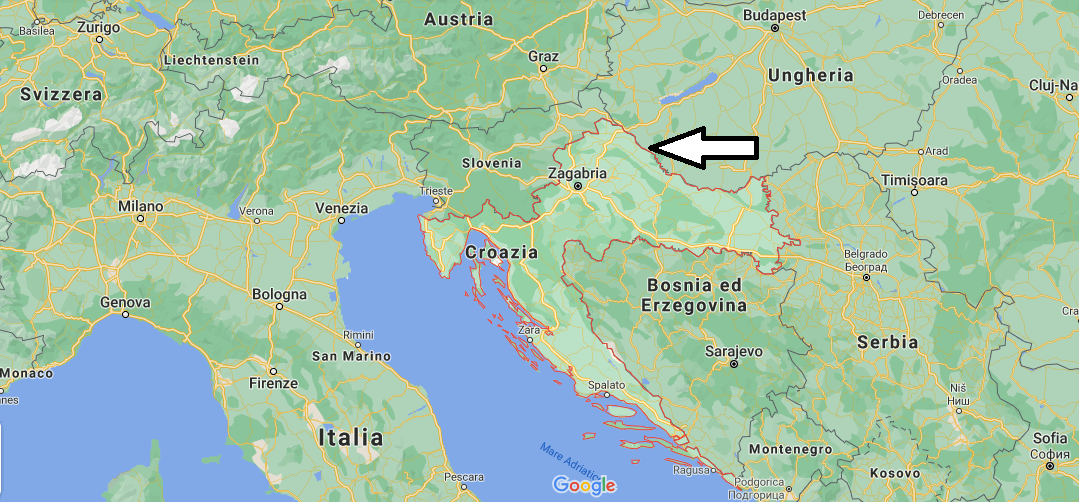 Dove si trova Croazia