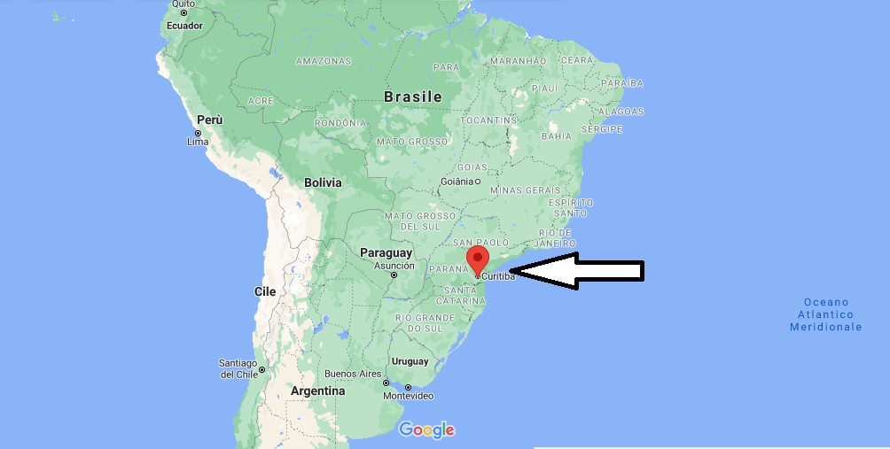 Dove si trova Curitiba