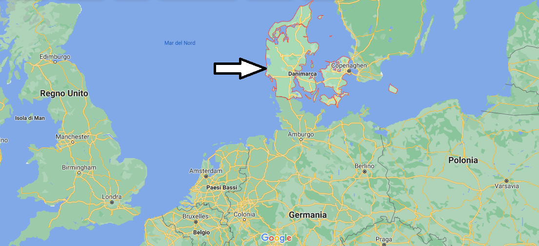 Dove si trova Danimarca
