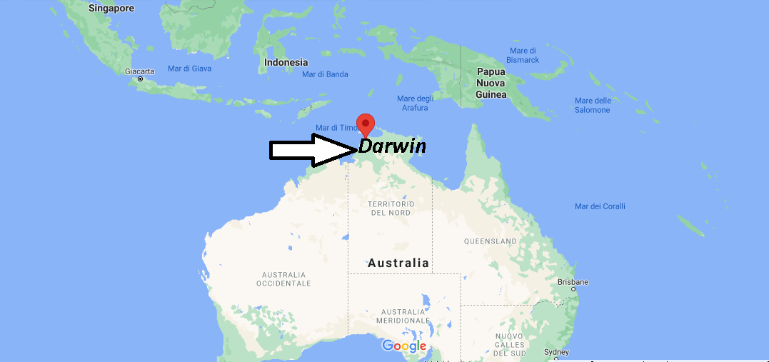 Dove si trova Darwin