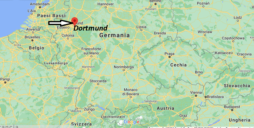 Dove si trova Dortmund