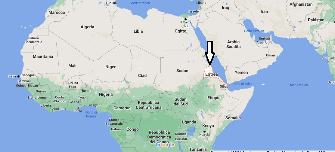 Dove si trova Eritrea