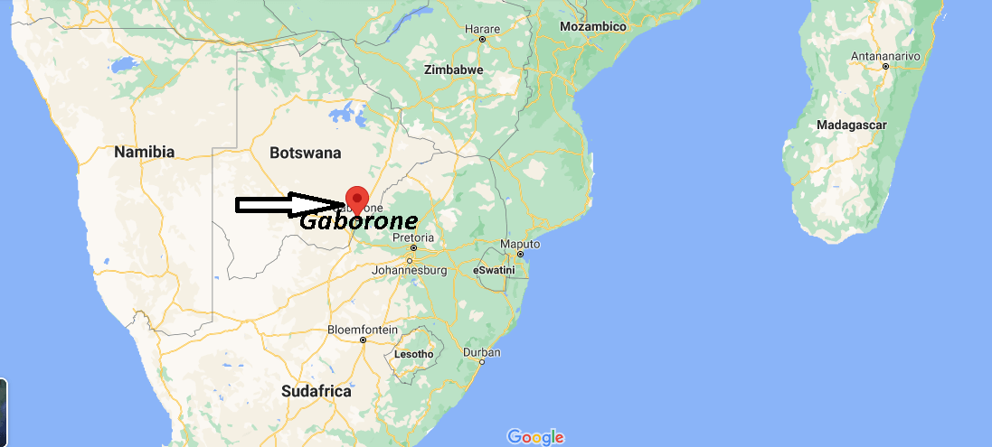 Dove si trova Gaborone