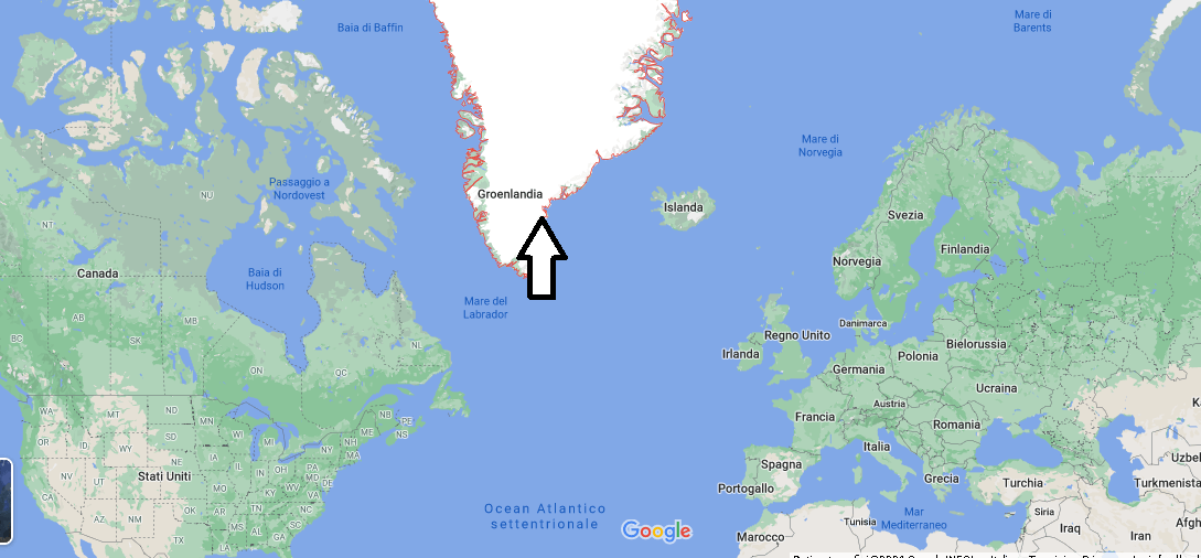 Dove si trova Greenland