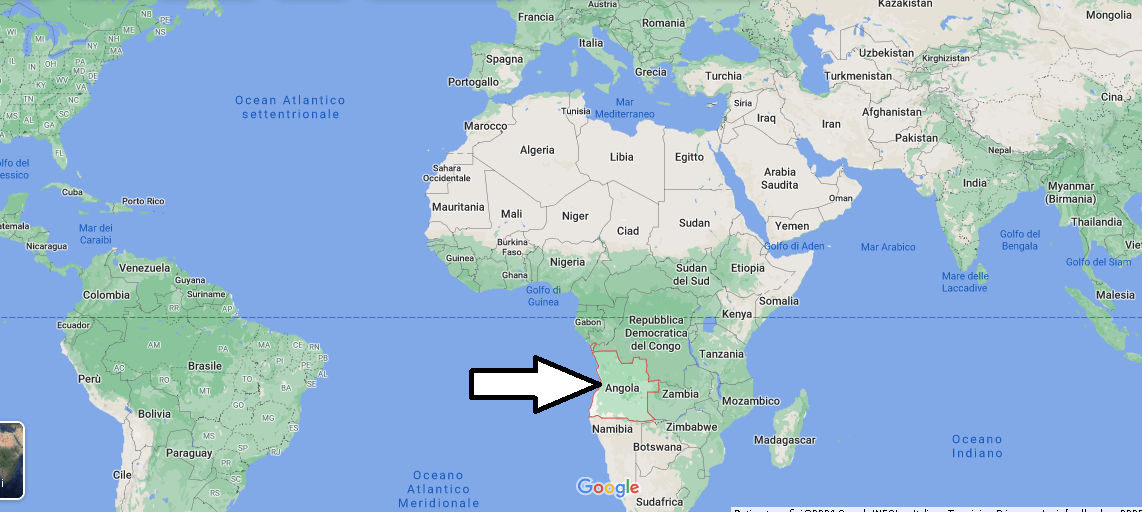 Dove si trova L'Angola