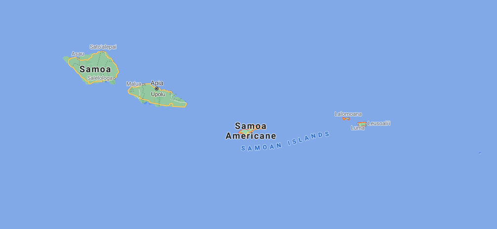 Dove si trova Le Samoa Americane