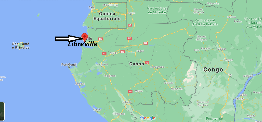 Dove si trova Libreville
