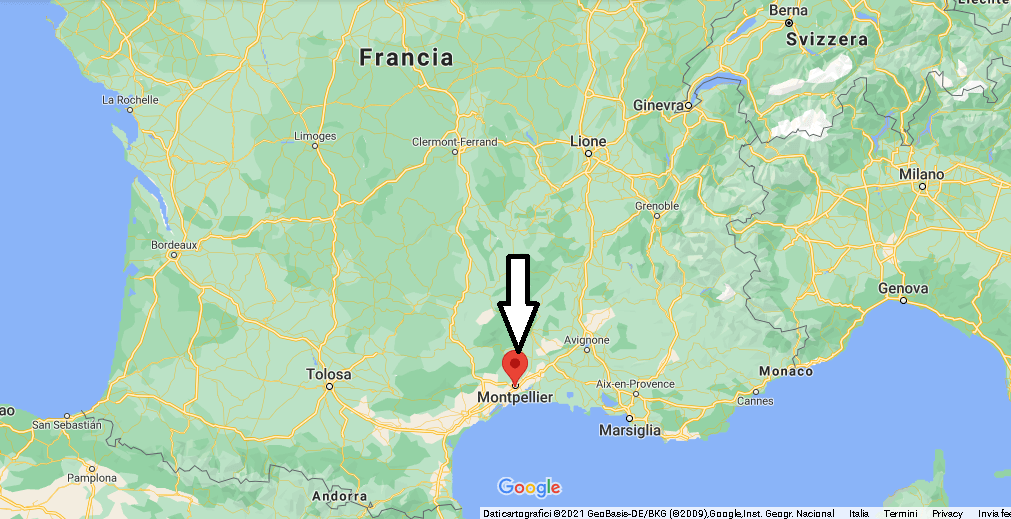 Dove si trova Montpellier