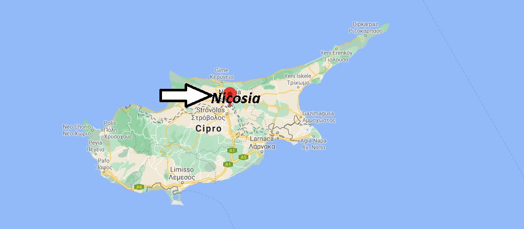 Dove si trova Nicosia