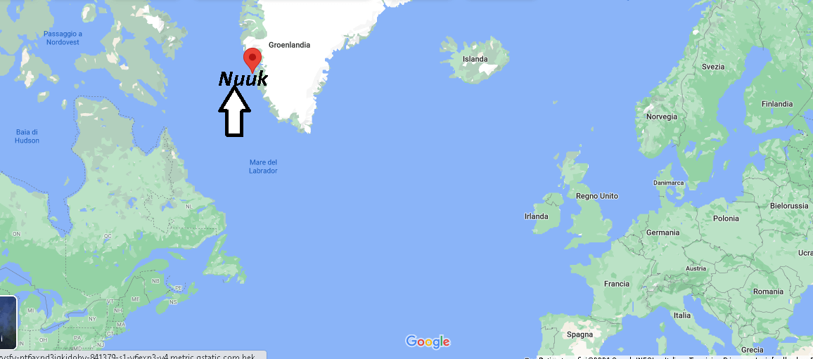 Dove si trova Nuuk
