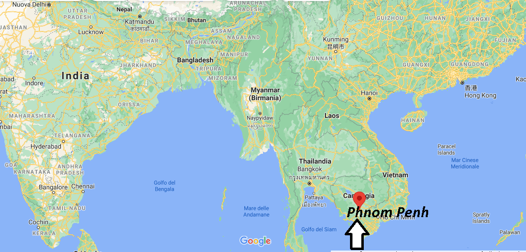 Dove si trova Phnom Penh