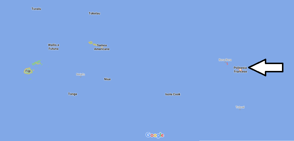 Dove si trova Polinesia Francese
