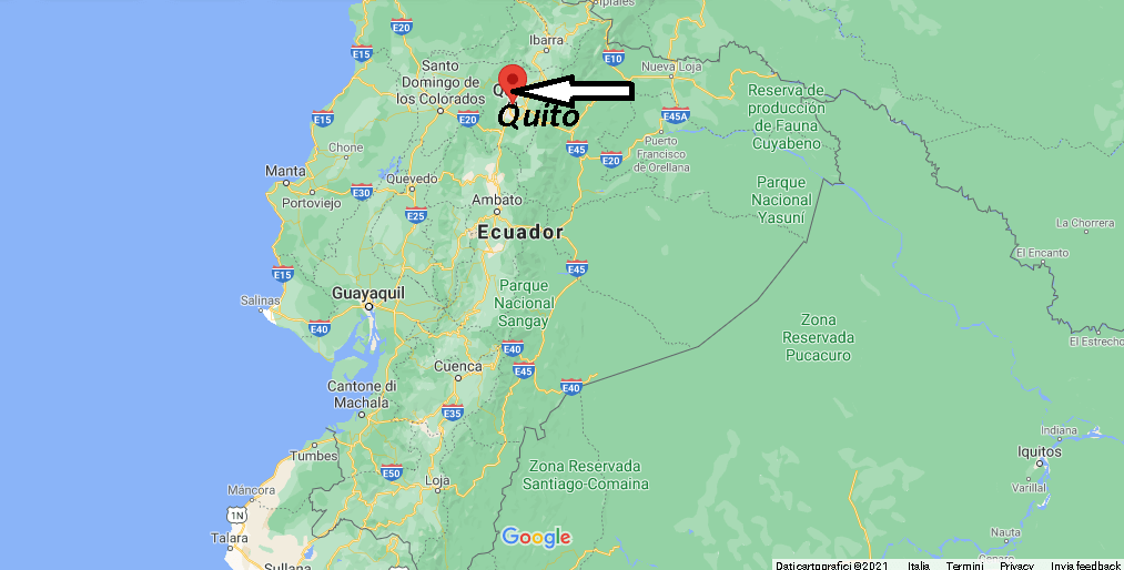 Dove si trova Quito