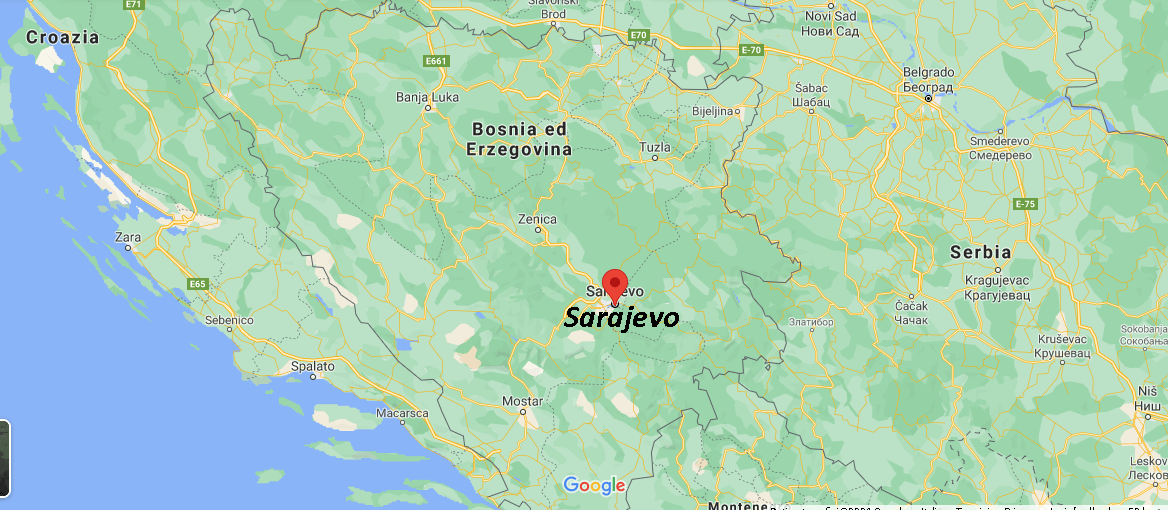 Dove si trova Sarajevo