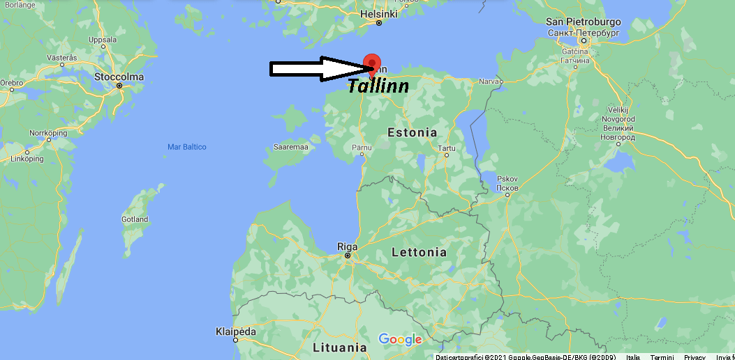 Dove si trova Tallinn