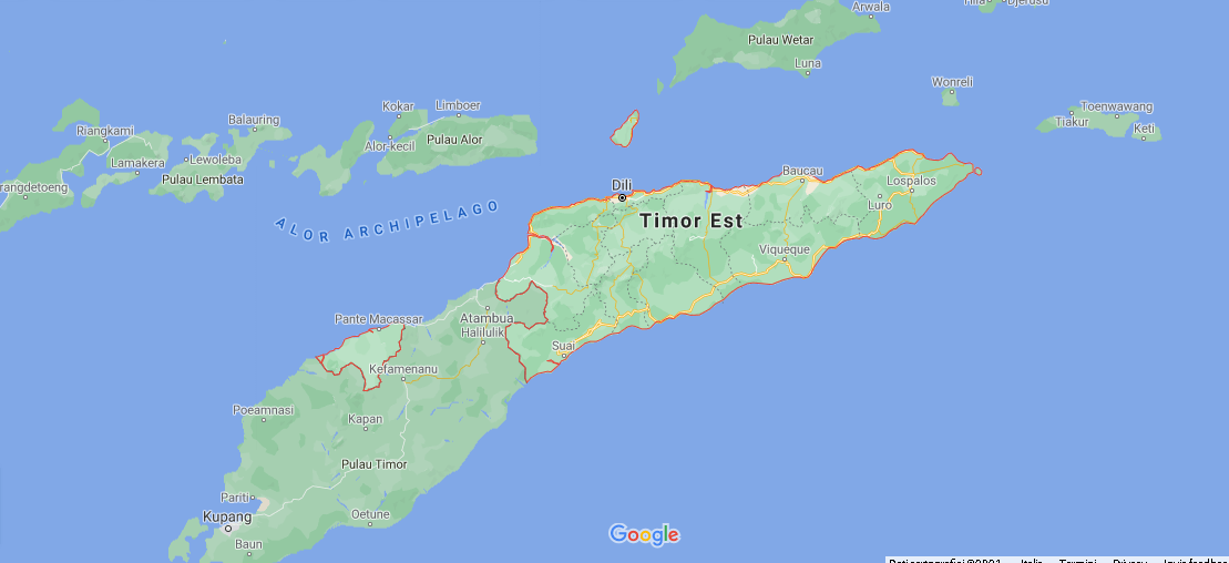 Dove si trova Timor Est