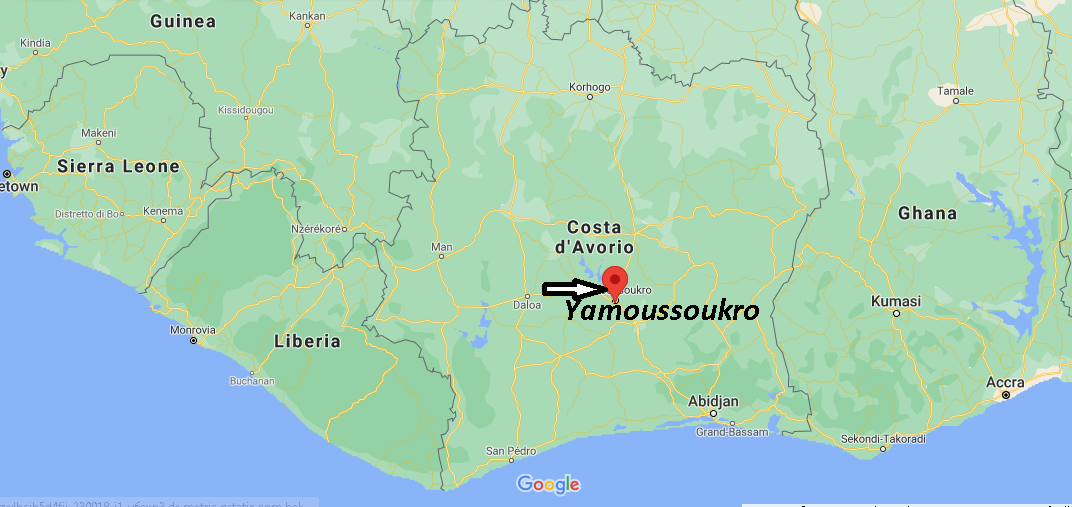 Dove si trova Yamoussoukro
