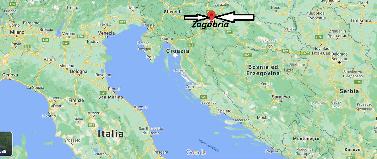 Dove si trova Zagabria
