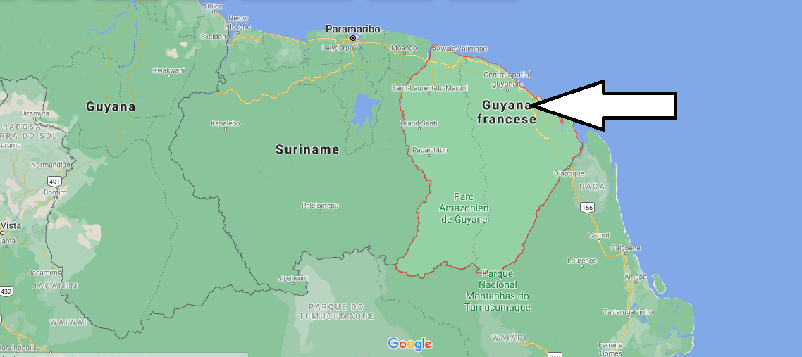 Dove si trova il Guyana
