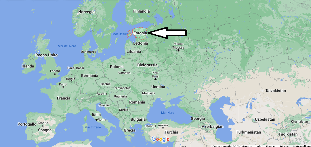 Dove si trova l'Estonia