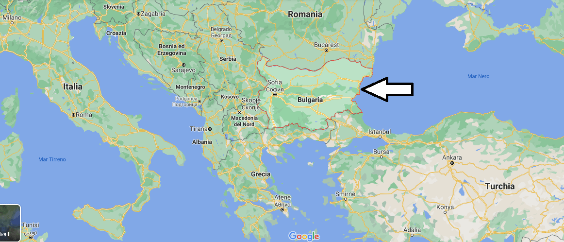 Dove si trova la Bulgaria