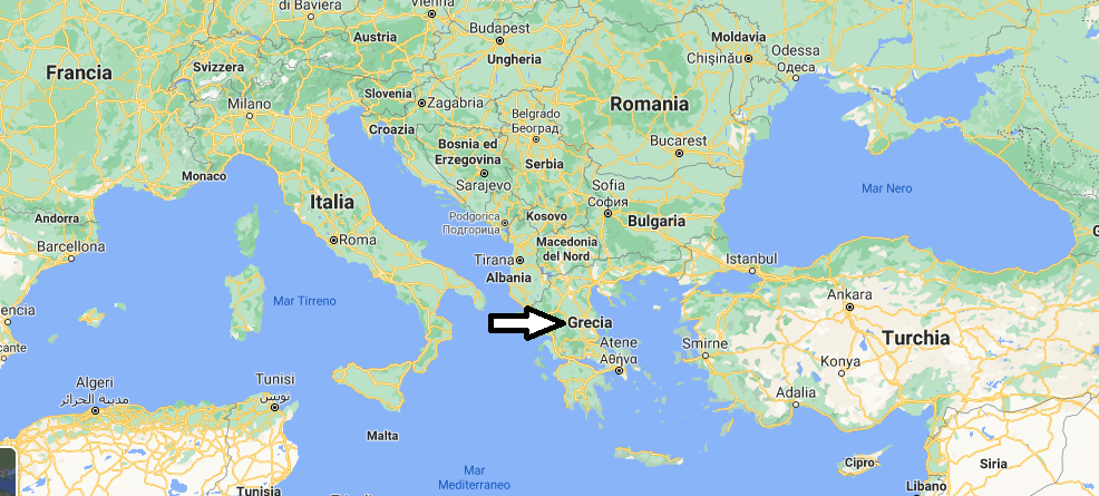Dove si trova la Grecia in Europa