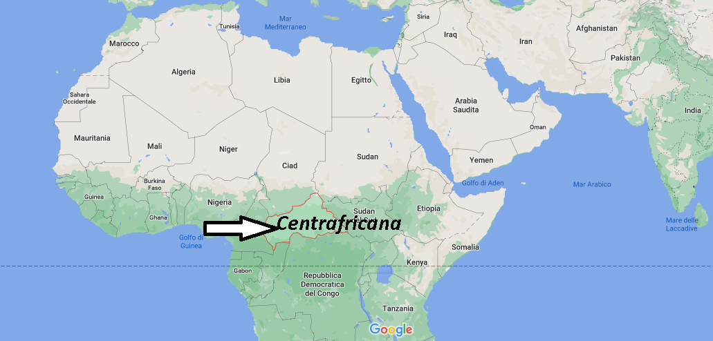 Dove si trova la Repubblica Centrafricana