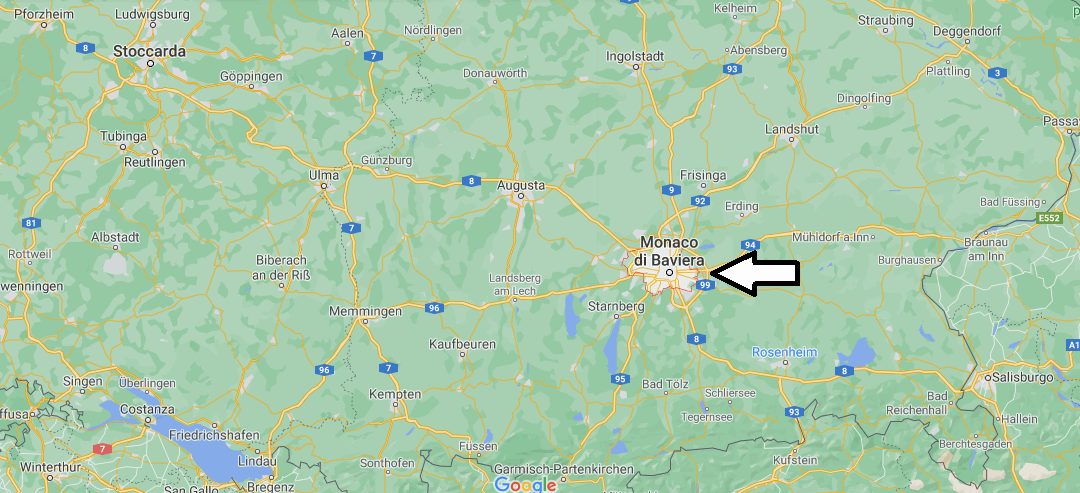 Dove si trova la regione della Baviera
