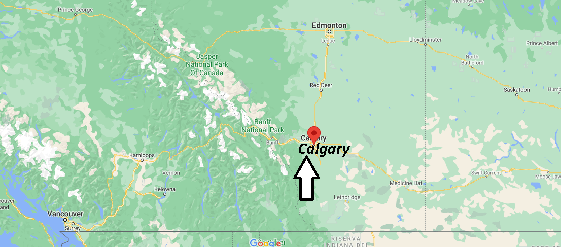Dove sta Calgary