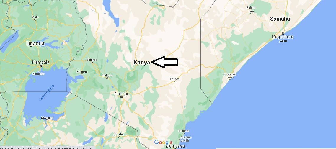 Cartina Mappa Kenya