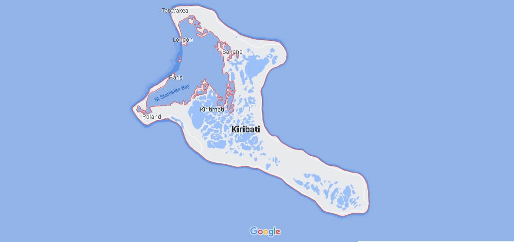 Cartina Mappa Kiribati