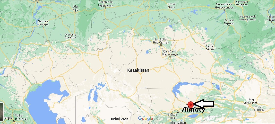 Dove si trova Almaty