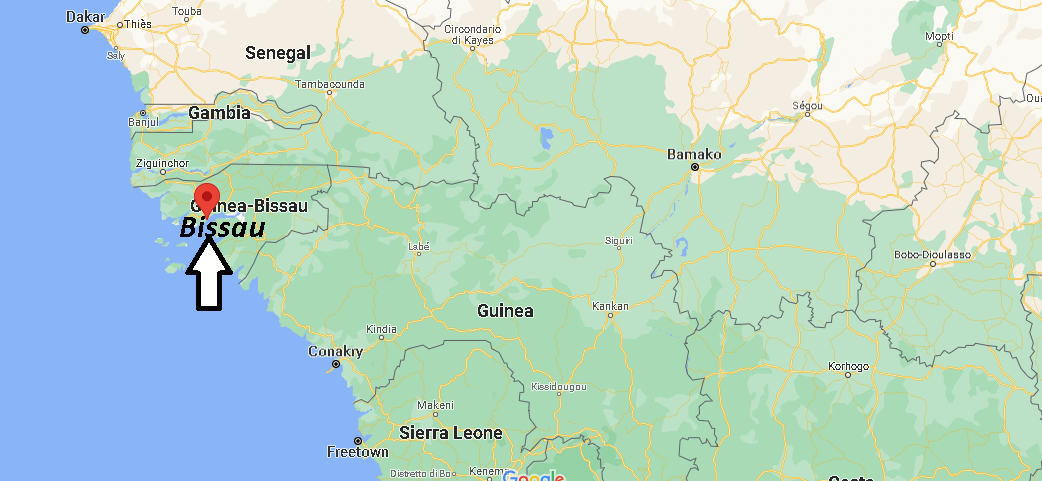 Dove si trova Bissau