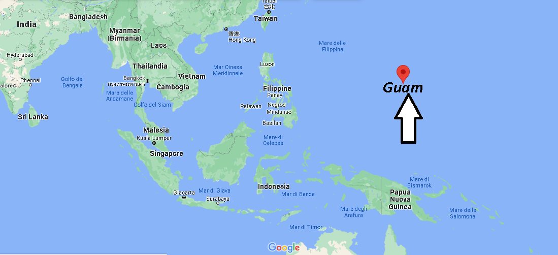 Dove si trova Guam