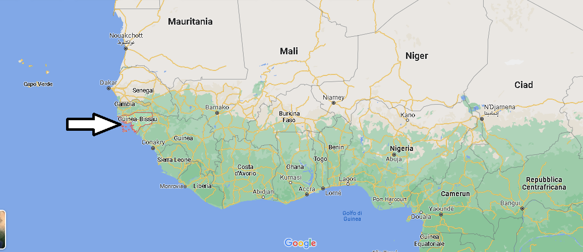 Dove si trova Guinea-Bissau