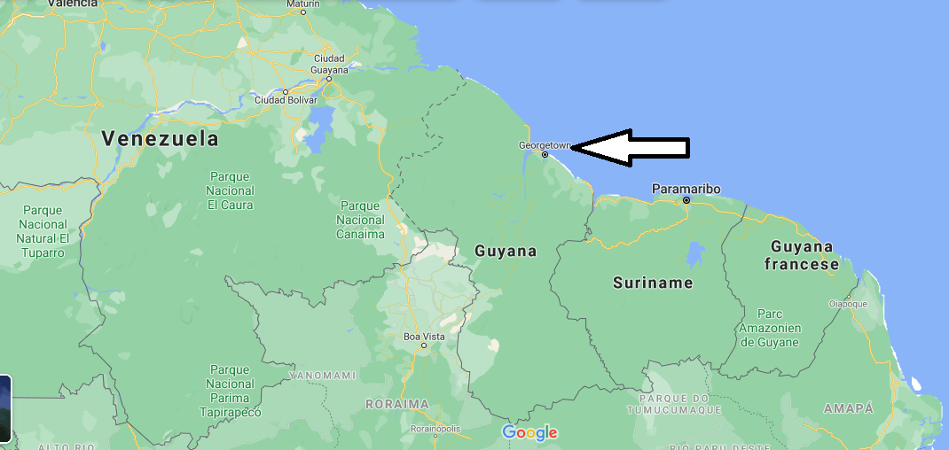 Dove si trova Guyana